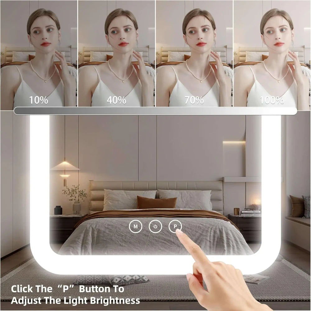 Dimmable LED Vanity Mirror