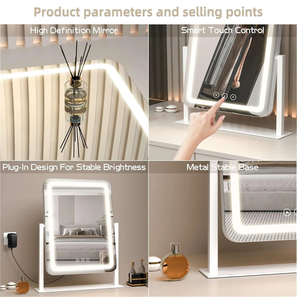 Dimmable LED Vanity Mirror