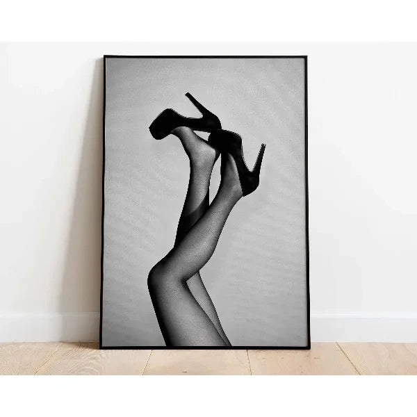 Vintage Leopard Glamour Wall Art