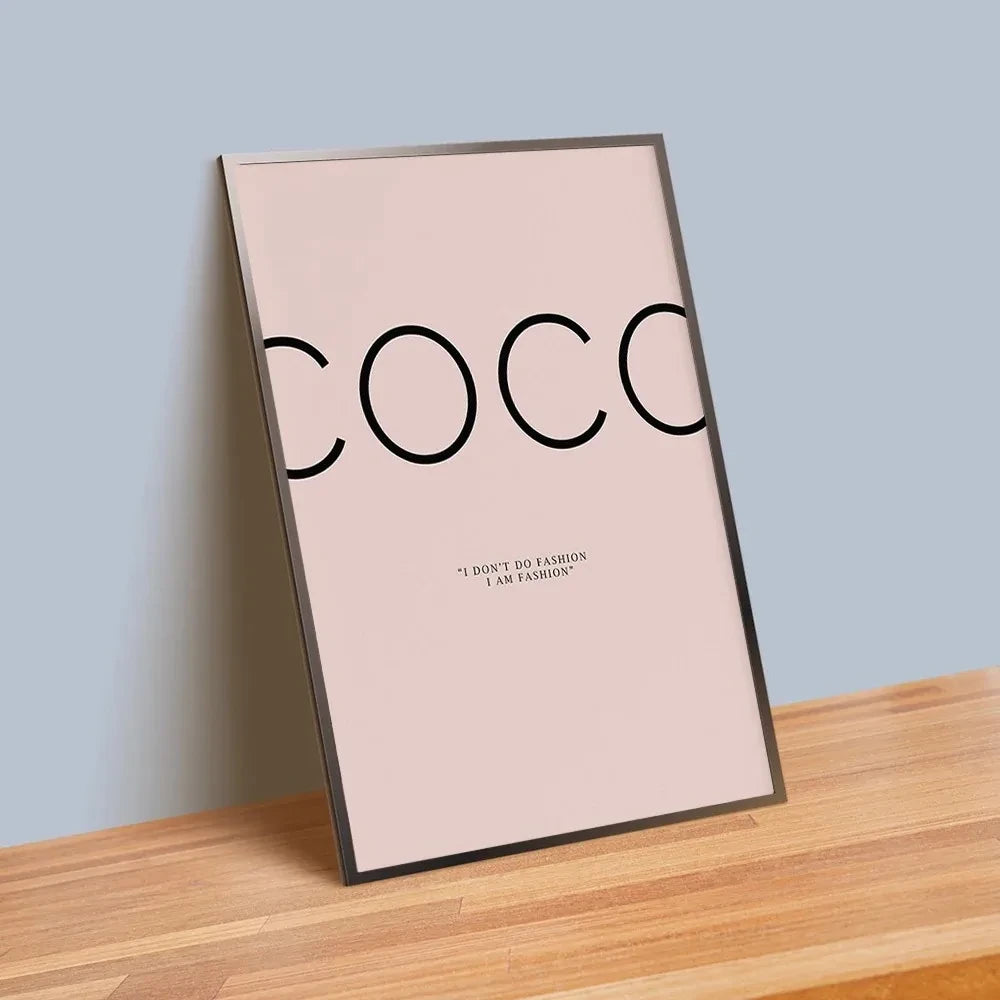 Blush Pink Perfume Wall Art