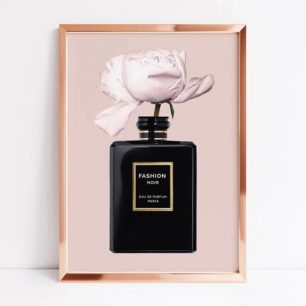 Blush Pink Perfume Wall Art