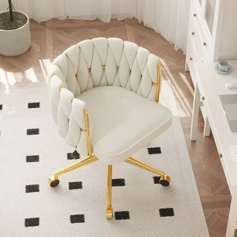 Elegant Swivel Makeup Chair