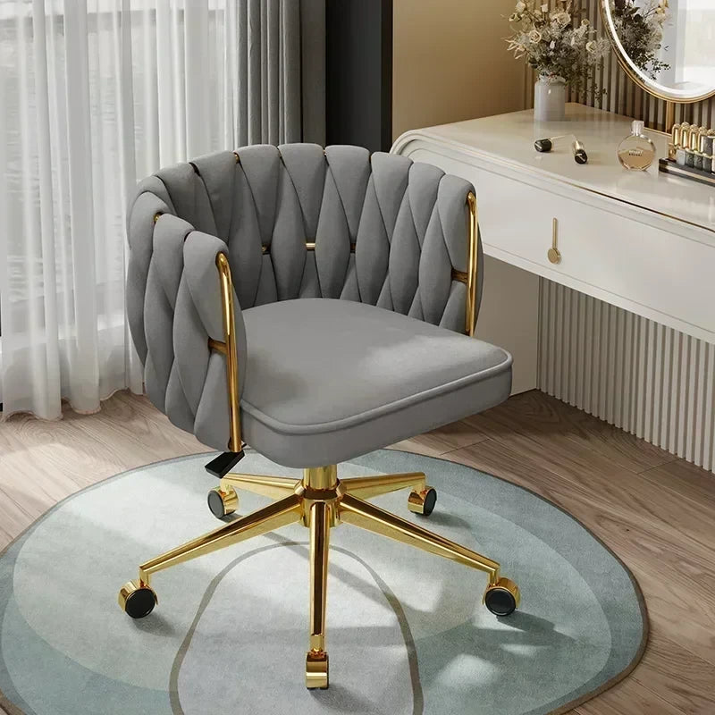 Elegant Swivel Makeup Chair