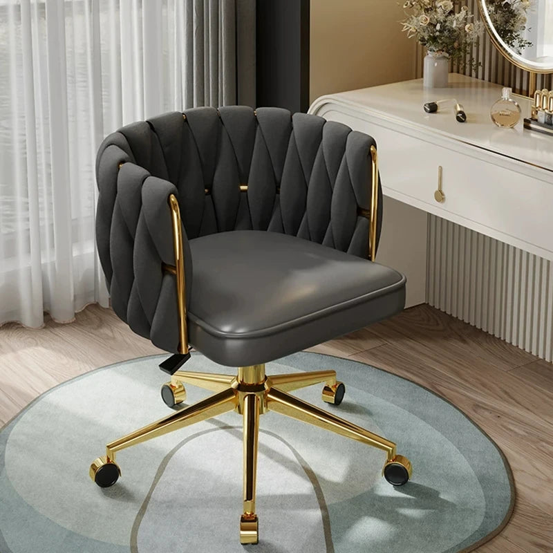 Elegant Swivel Makeup Chair