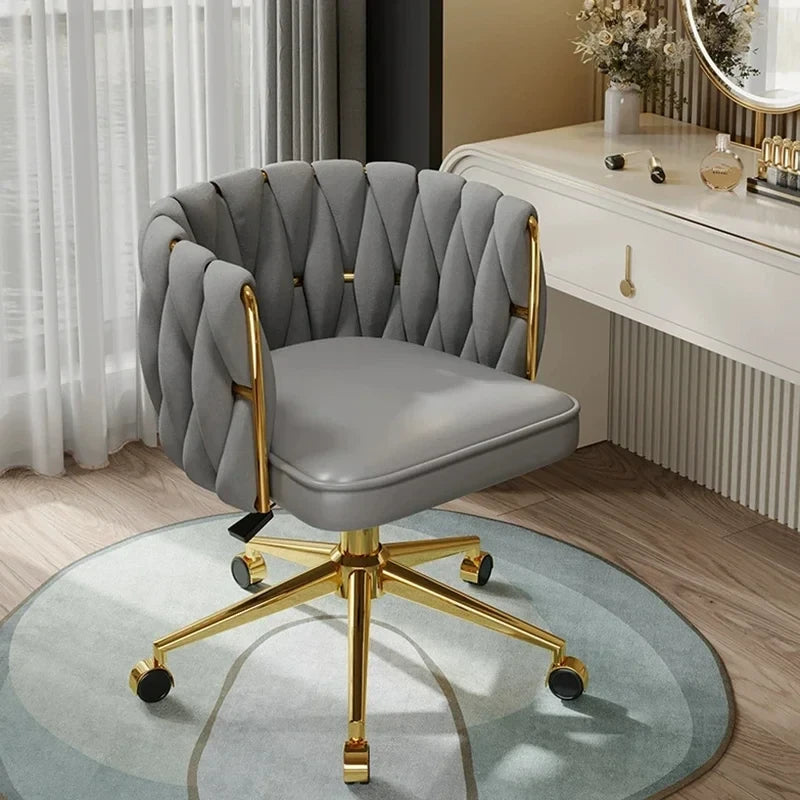 Elegant Swivel Makeup Chair