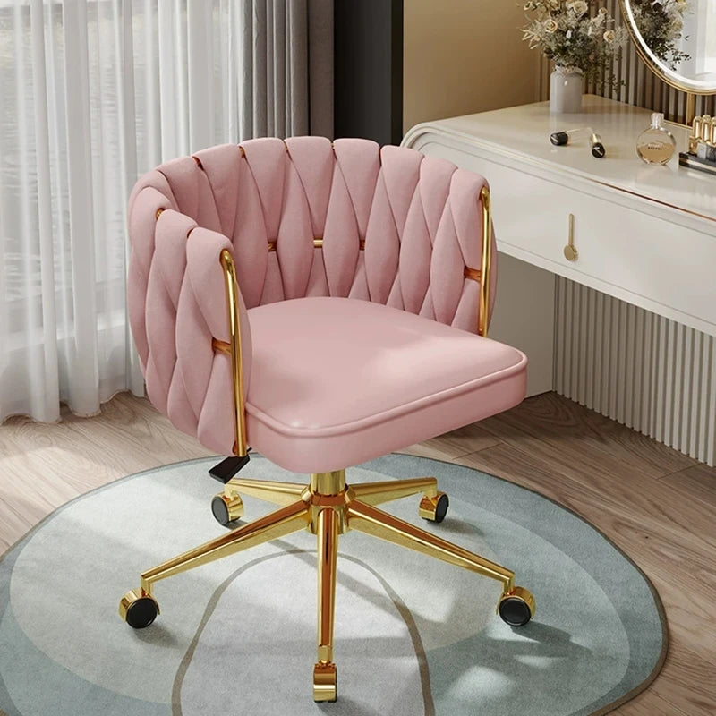Elegant Swivel Makeup Chair