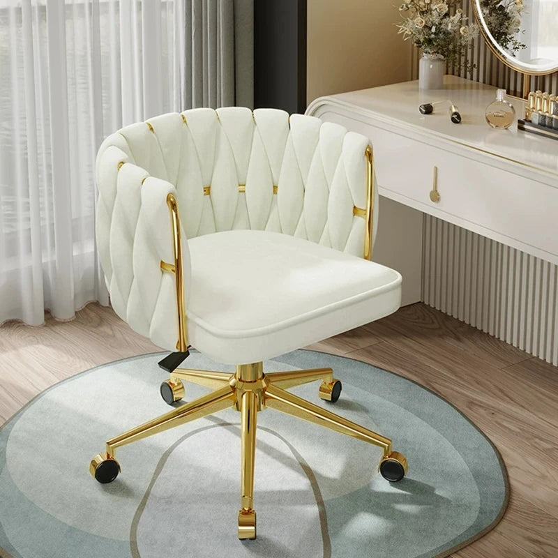 Elegant Swivel Makeup Chair