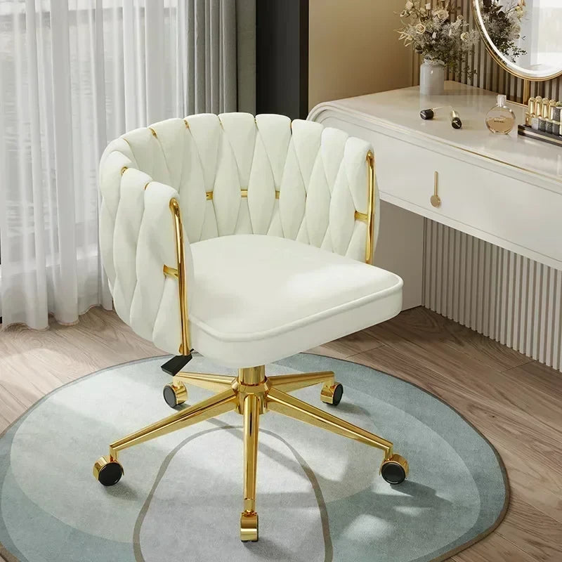 Elegant Swivel Makeup Chair