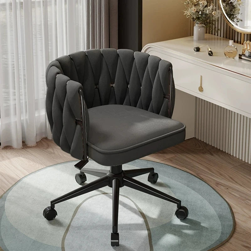 Elegant Swivel Makeup Chair