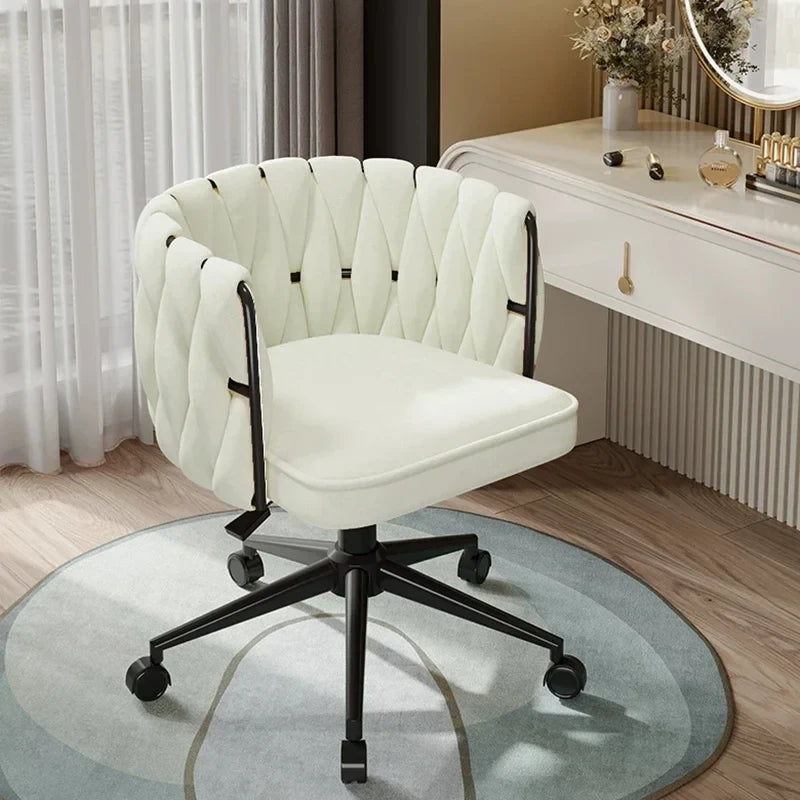 Elegant Swivel Makeup Chair