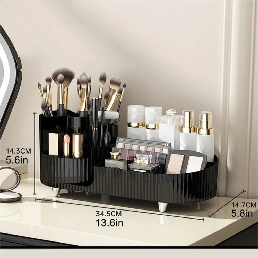 Rotating Cosmetic Storage Rack