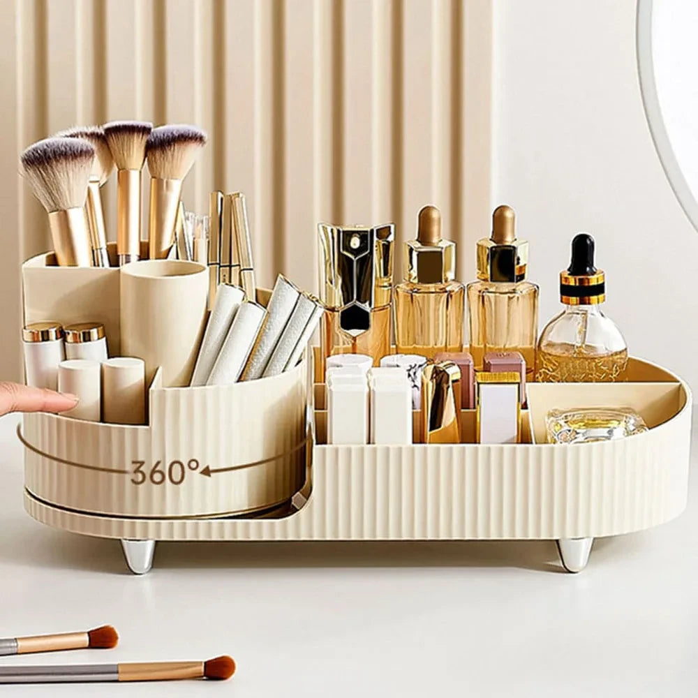 Rotating Cosmetic Storage Rack