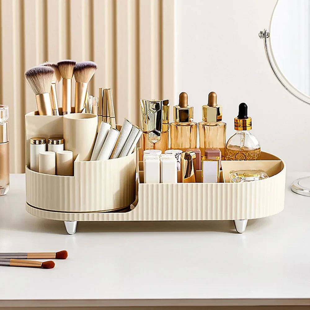 Rotating Cosmetic Storage Rack