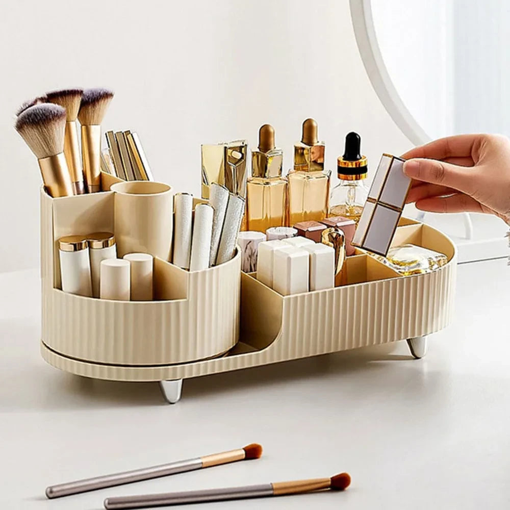 Rotating Cosmetic Storage Rack